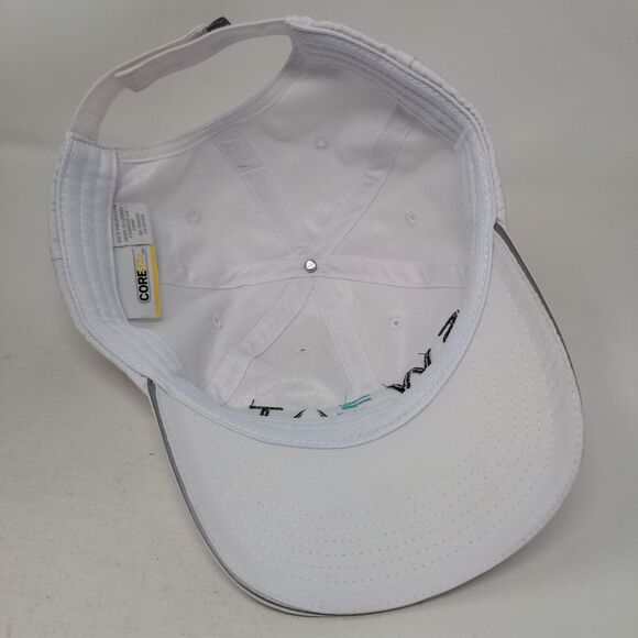 Sweat St. Pete Strapback Hat White One Size Embroidered 6 Panel Core 365 - Picture 7 of 9